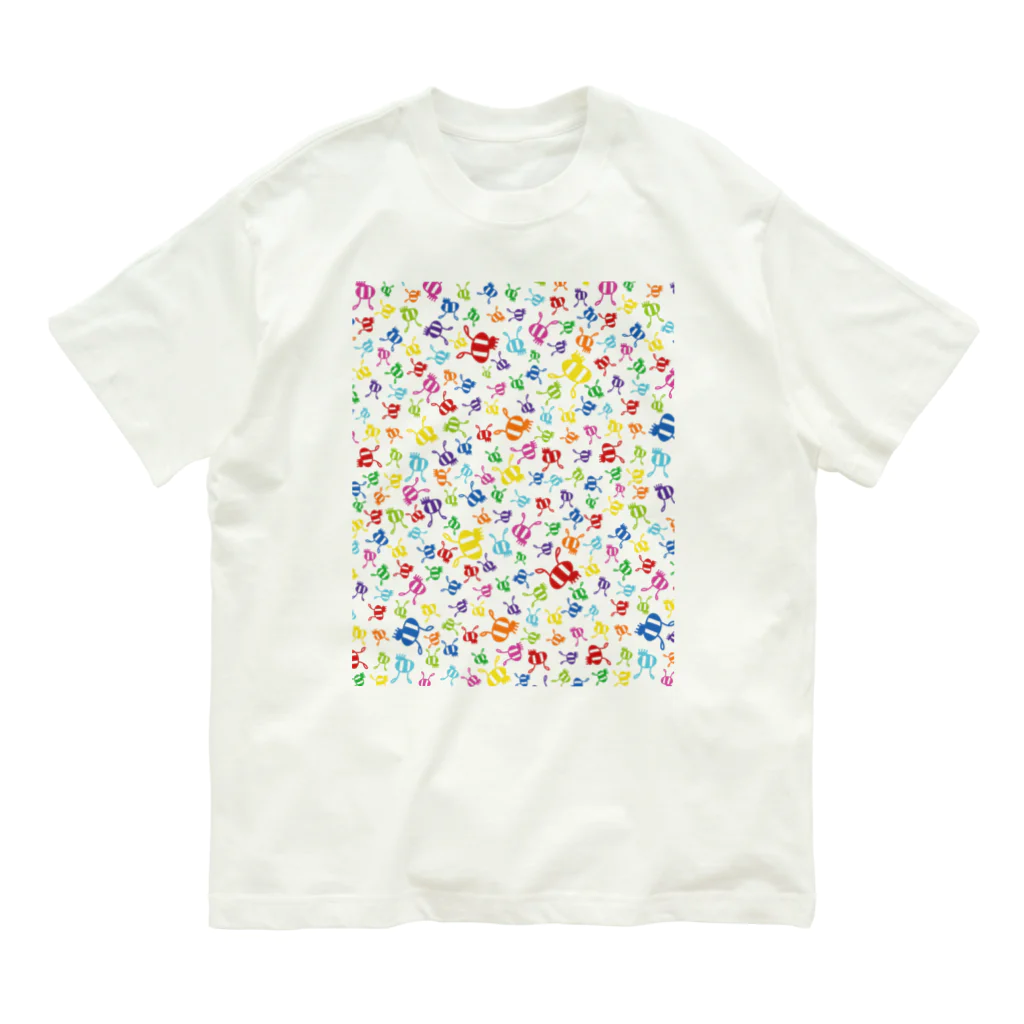 gogoteam54のちらかったありんこ オーガニックコットンTシャツ