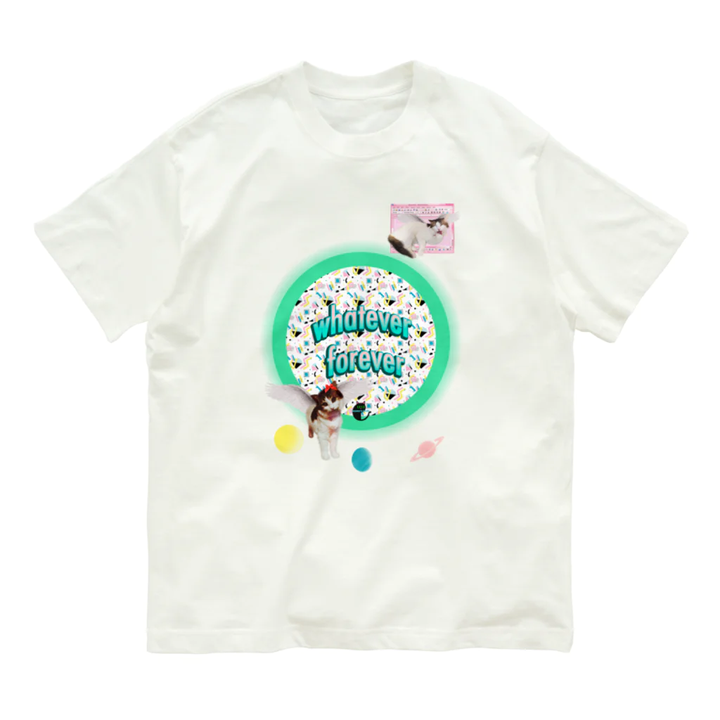 𝙈𝙊𝙈𝙊'𝙨 𝙎𝙝𝙤𝙥のwhatever forever 90's ＃01 Organic Cotton T-Shirt