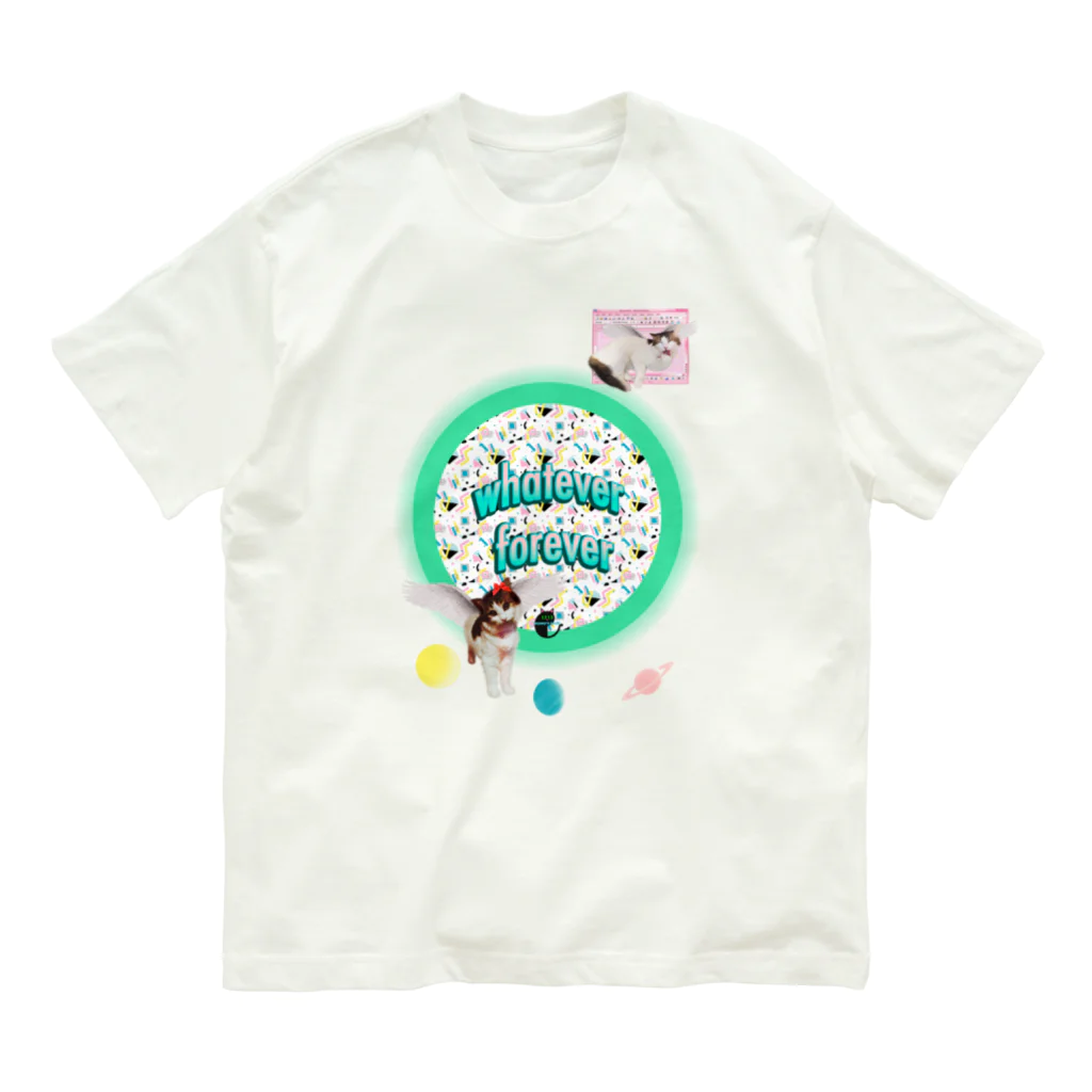 𝙈𝙊𝙈𝙊'𝙨 𝙎𝙝𝙤𝙥のwhatever forever 90's ＃01 オーガニックコットンTシャツ