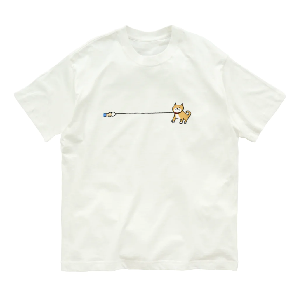 かいわれちゃんの帰りたくない柴犬 Organic Cotton T-Shirt