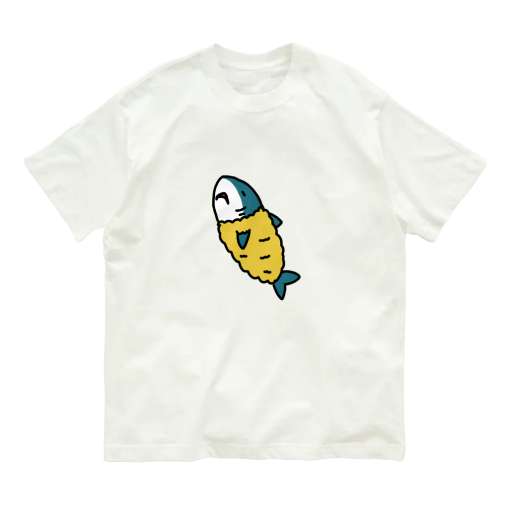 ゆるあにまるのサメフライ Organic Cotton T-Shirt