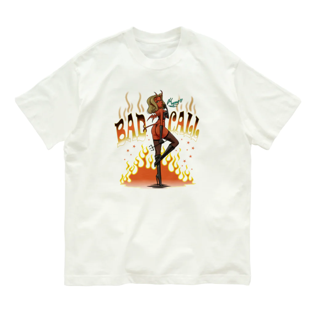 nidan-illustrationの"BAD CALL" Organic Cotton T-Shirt