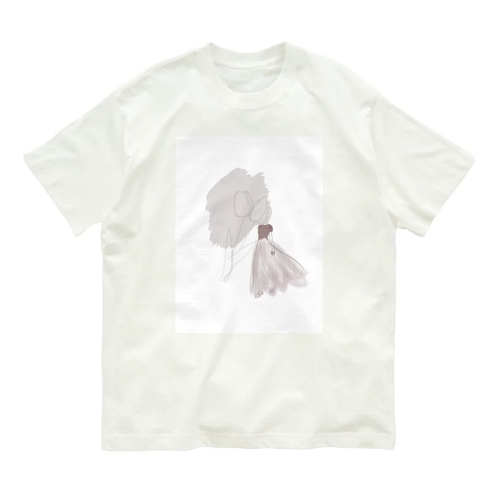 rilybiiのtulip オーガニックコットンTシャツ