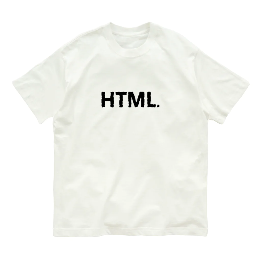 GenerousのHTML. オーガニックコットンTシャツ