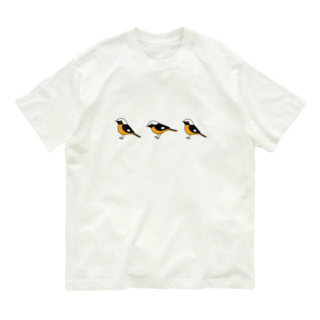 クラチシマのジョウビタキ Organic Cotton T-Shirt