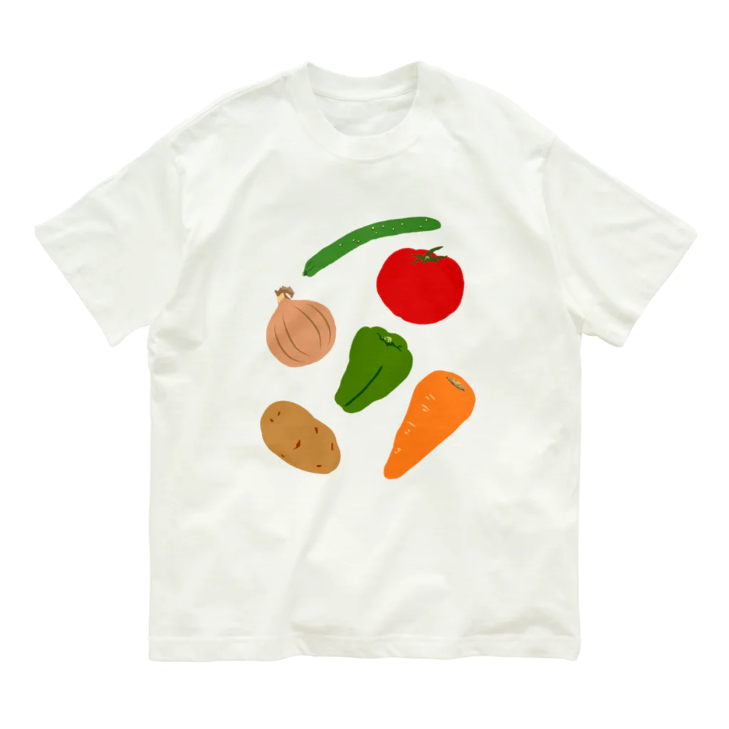 さぎょべあのベジタブル！ Organic Cotton T-Shirt