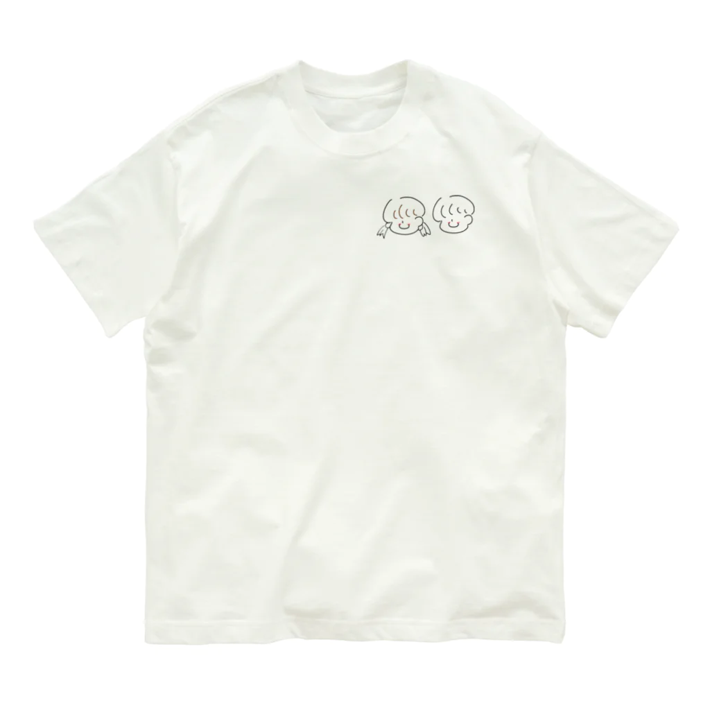 相乗効果 閑歳のおはごじゃショップのアタシとボク。 Organic Cotton T-Shirt