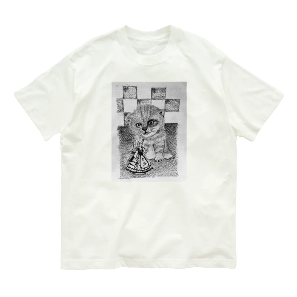 シャルルのオルゴールで遊ぶ Organic Cotton T-Shirt