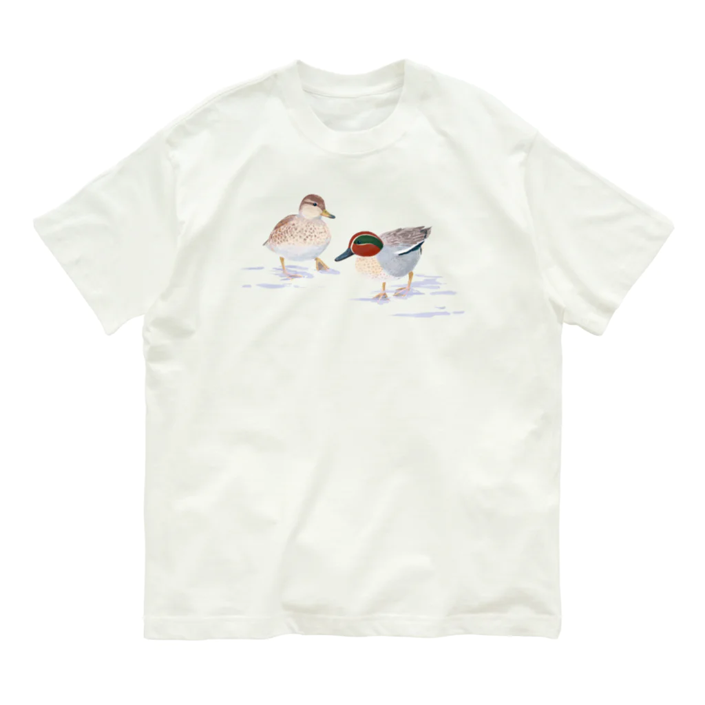 piro piro piccoloのコガモ Organic Cotton T-Shirt