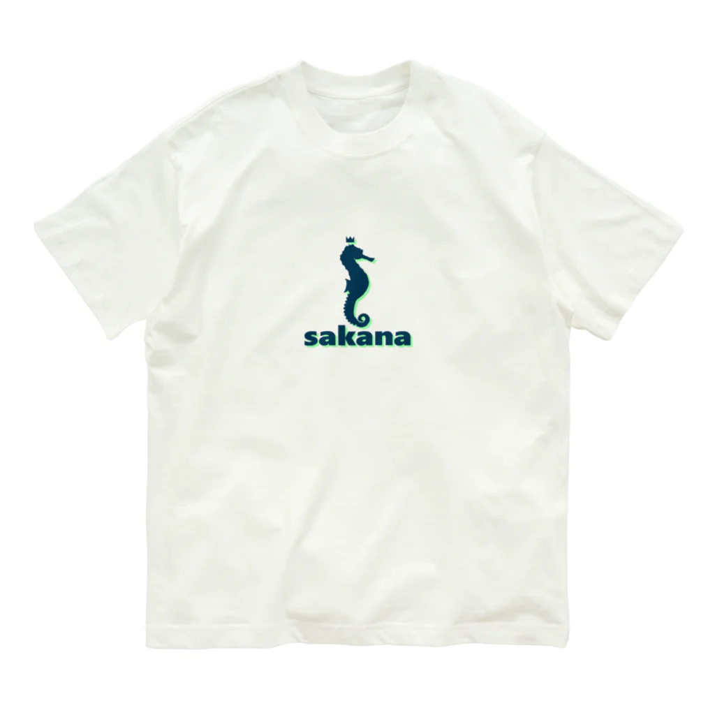 sakanaのtatunoko オーガニックコットンTシャツ