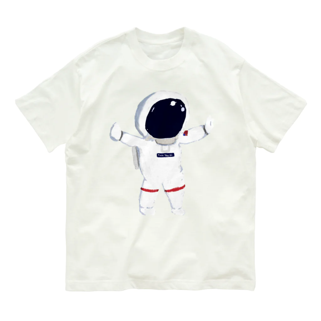 seizanの宇宙飛行士くん オーガニックコットンTシャツ