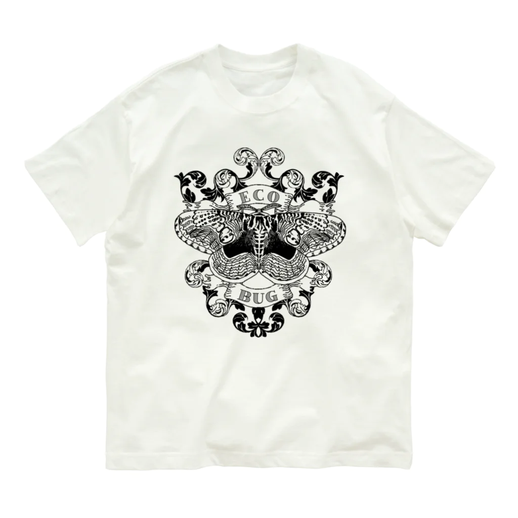 つのだゆきのエコバグ黒 Organic Cotton T-Shirt