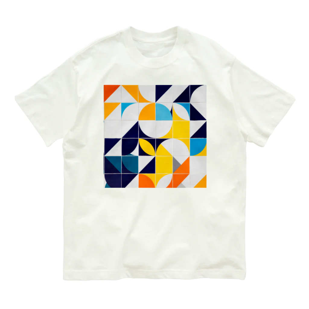 𝙈𝙊𝙈𝙊'𝙨 𝙎𝙝𝙤𝙥のレトロなタイル 01 Organic Cotton T-Shirt