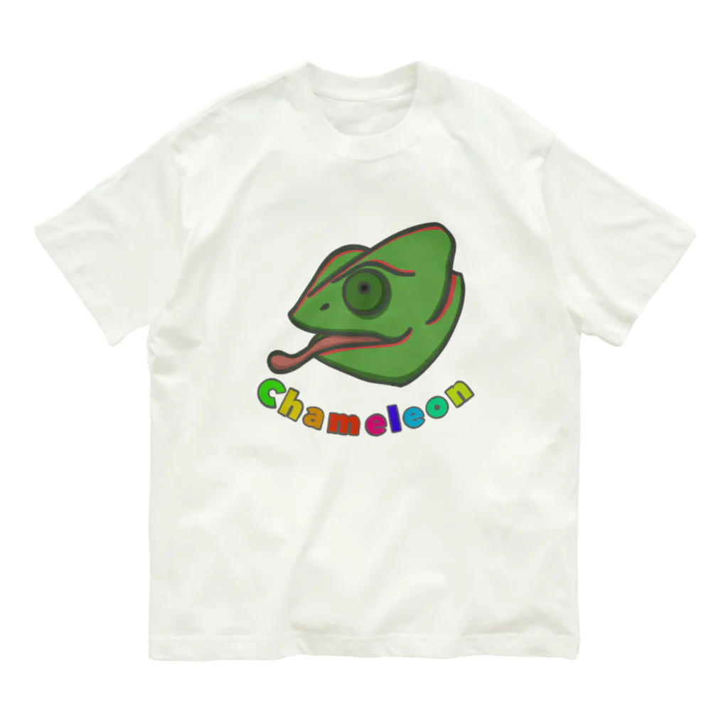 prunelleのカメレオン オーガニックコットンTシャツ