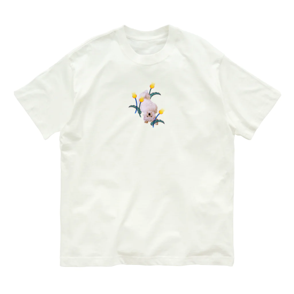 NORI OKAWAの怠惰な犬 オーガニックコットンTシャツ