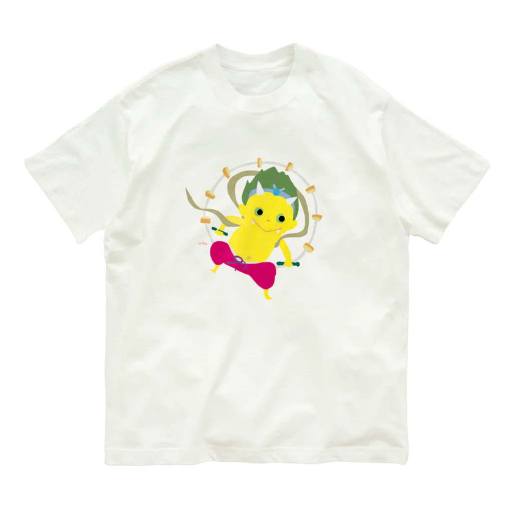 おばけ商店の神仏Tシャツ＜雷神＞ Organic Cotton T-Shirt