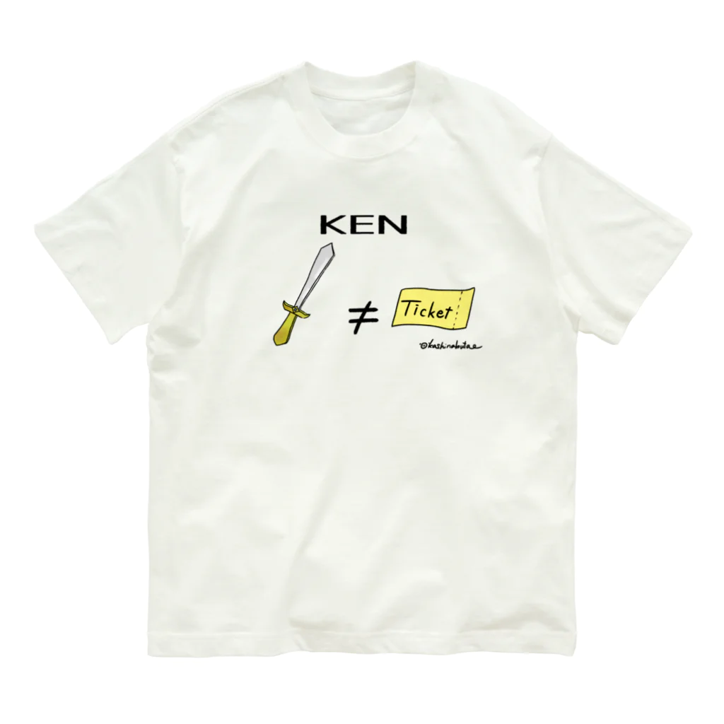 Draw freelyのKEN オーガニックコットンTシャツ