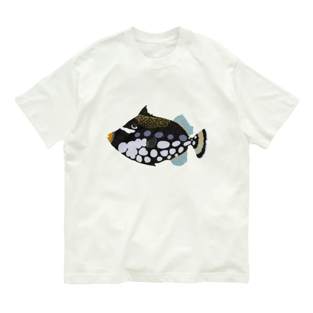 UO5のモンガラカワハギ Organic Cotton T-Shirt