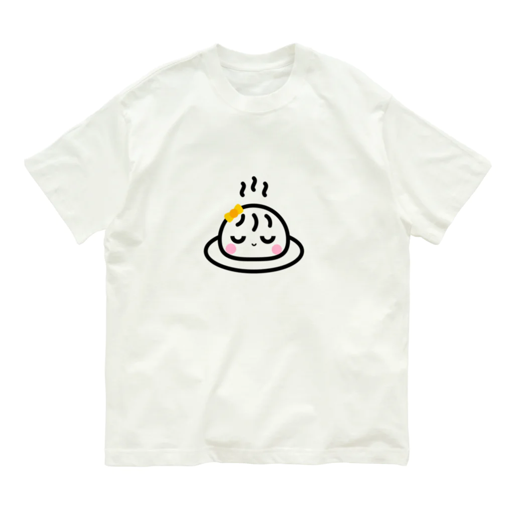 linaloolの湯包ちゃん瞑想中 オーガニックコットンTシャツ