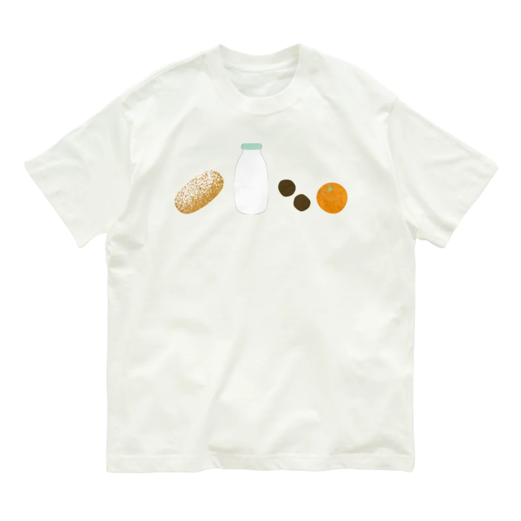 cotton-berry-pancakeの給食 Organic Cotton T-Shirt