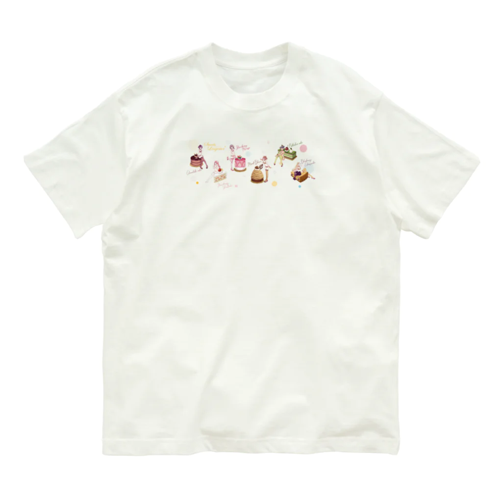 ERIMO–WORKSのSweets Lingerie Mug "SWEETS PARTY" オーガニックコットンTシャツ