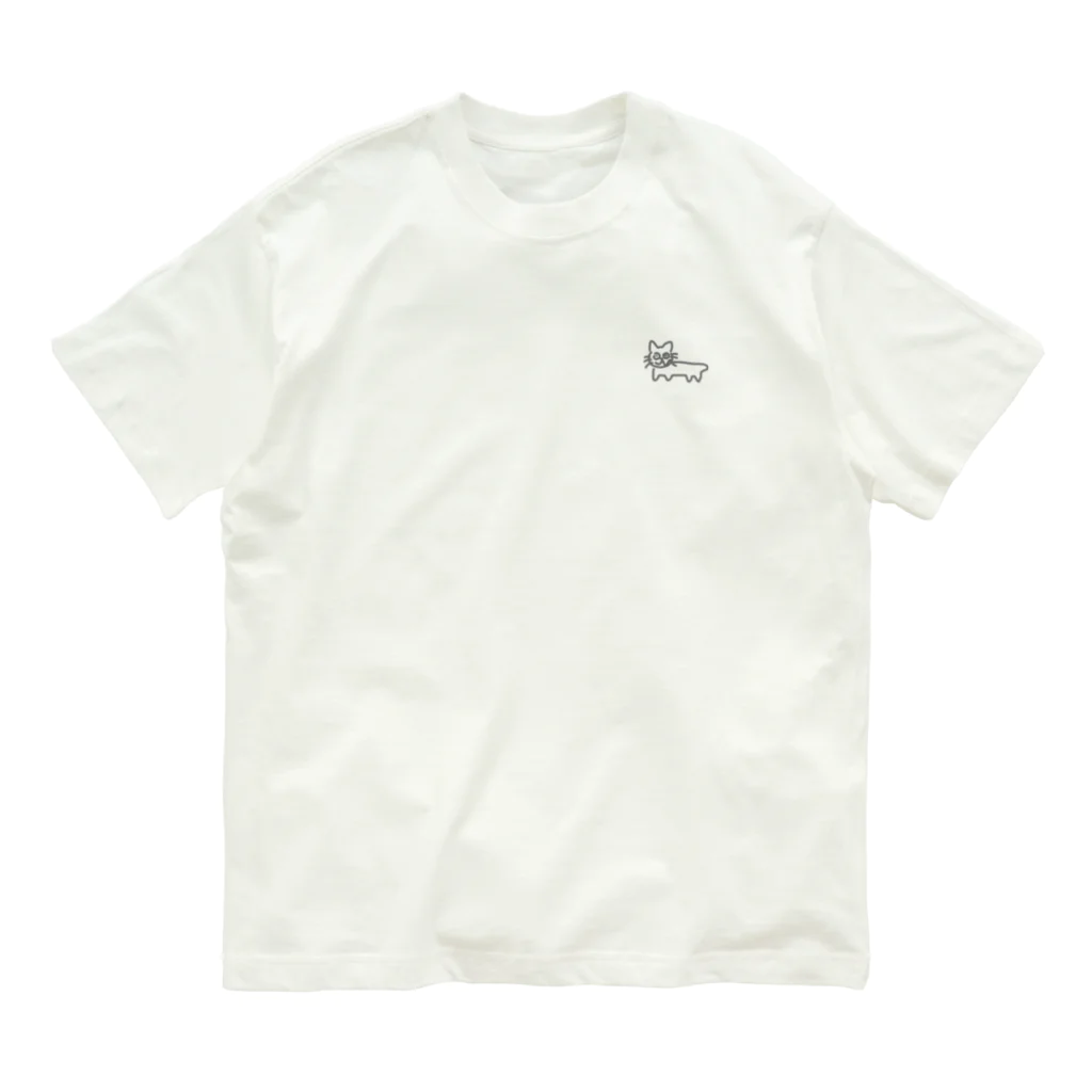 かもざむらいのまだ何者でもないねこ Organic Cotton T-Shirt