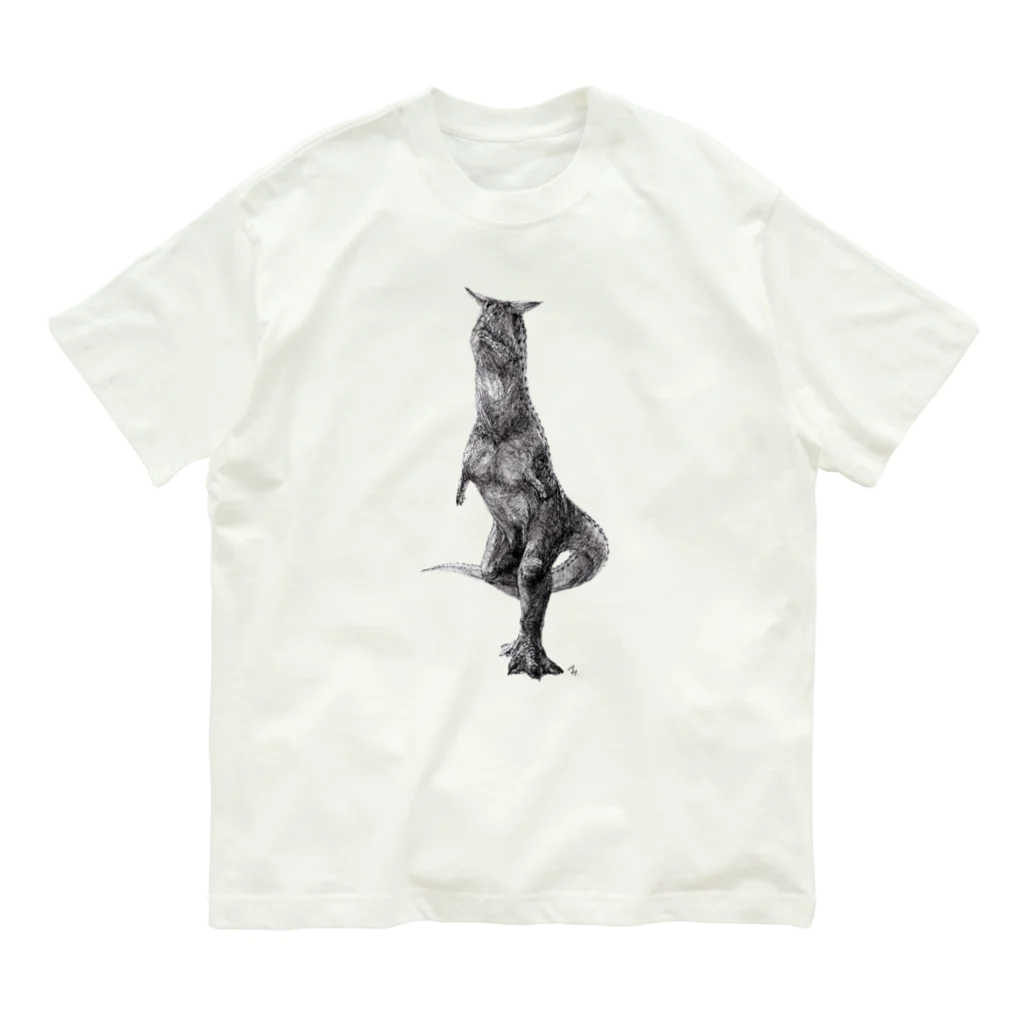 segasworksのCarnotaurus オーガニックコットンTシャツ