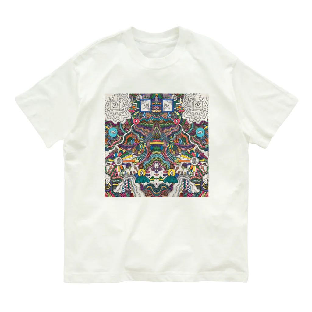 冬虫夏草洋品店&トッキータ.の自分のためのぬり絵　その3の2 オーガニックコットンTシャツ