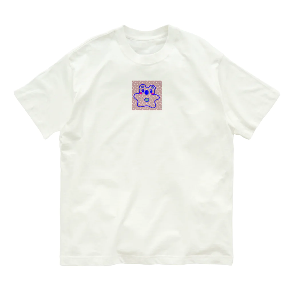 いびつこあらのいびつこあら(小花柄) オーガニックコットンTシャツ