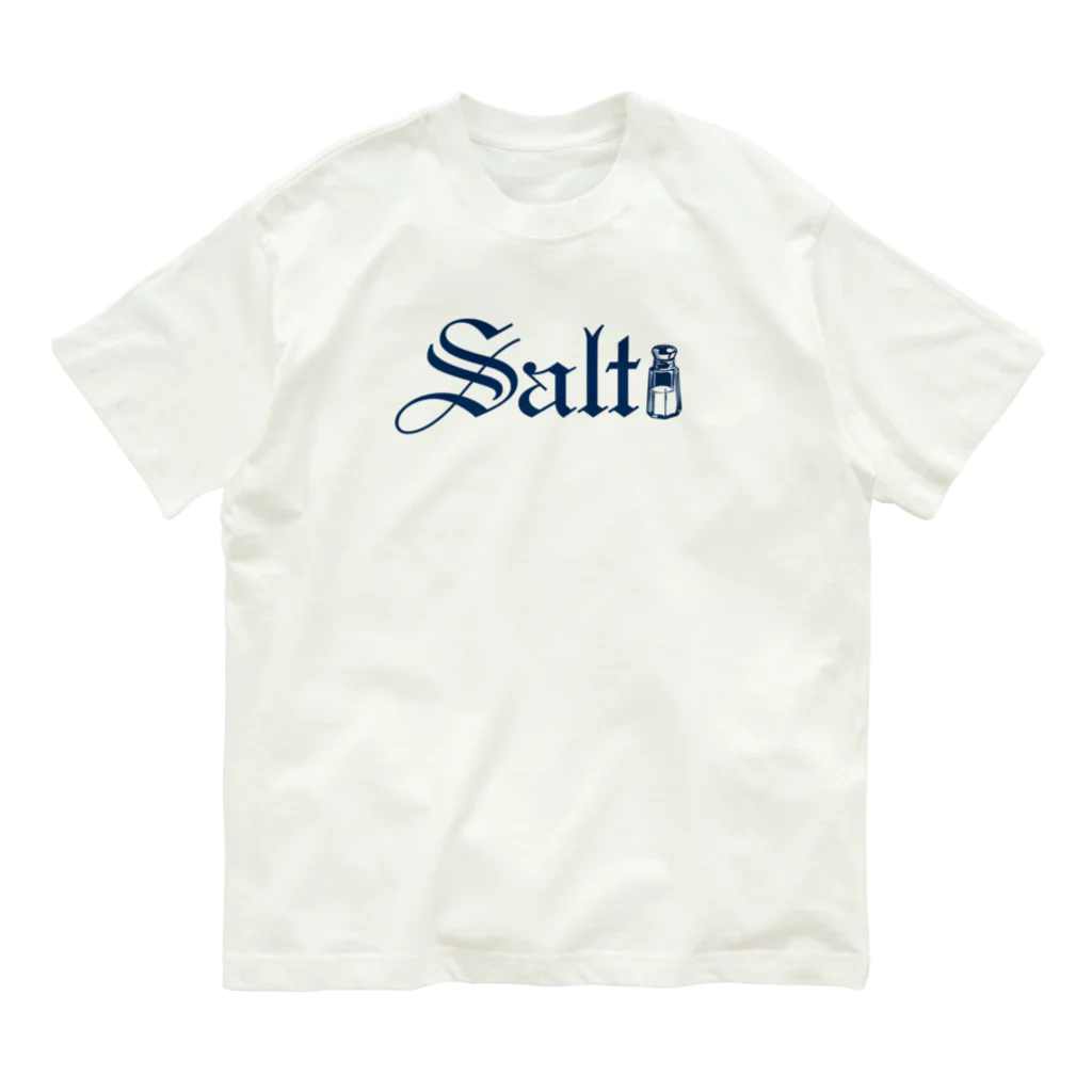 LONESOME TYPE ススのSALT (NAVY) オーガニックコットンTシャツ