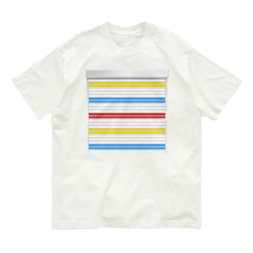 新大久保ホットガイドのよく見る韓国のシャッター（四角い店） Organic Cotton T-Shirt