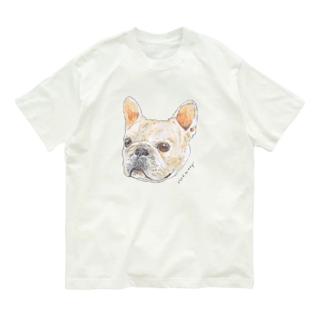 noe_to_meg (ノエとめぐ)のフレブルクリームくん Organic Cotton T-Shirt