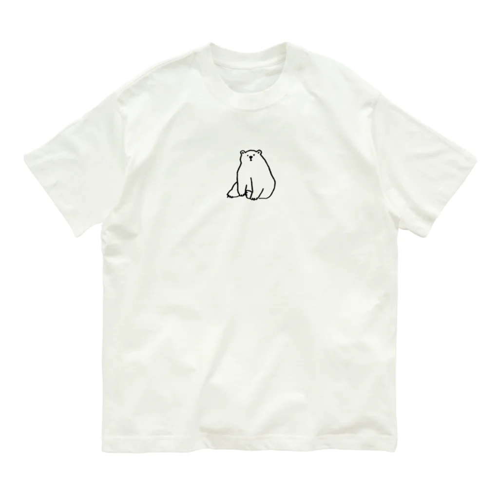 haraco(LILY.)のホッキョクグマ Organic Cotton T-Shirt