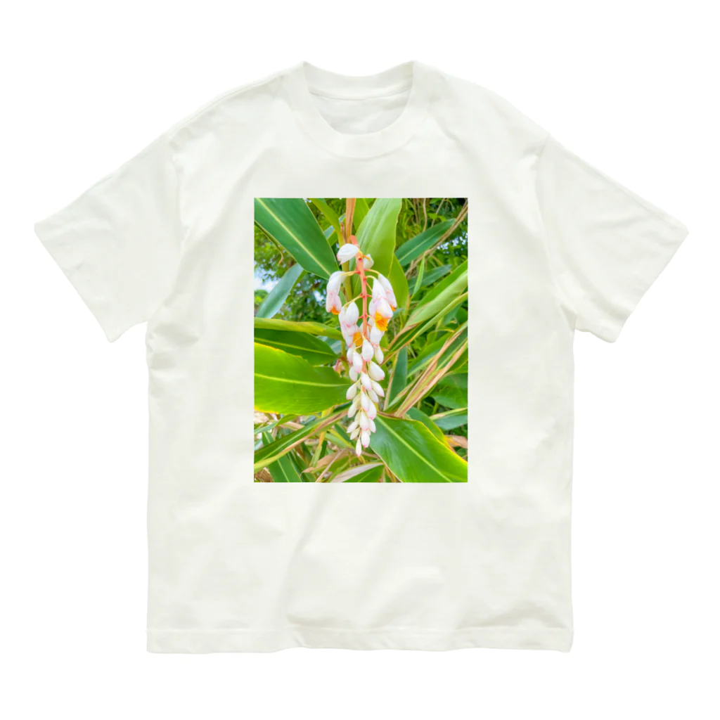 mizuphoto galleryの月桃 Organic Cotton T-Shirt