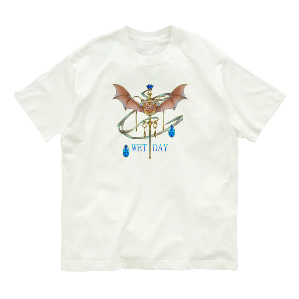 トロ箱戦隊本部の雨の日(コウモリ傘) Organic Cotton T-Shirt