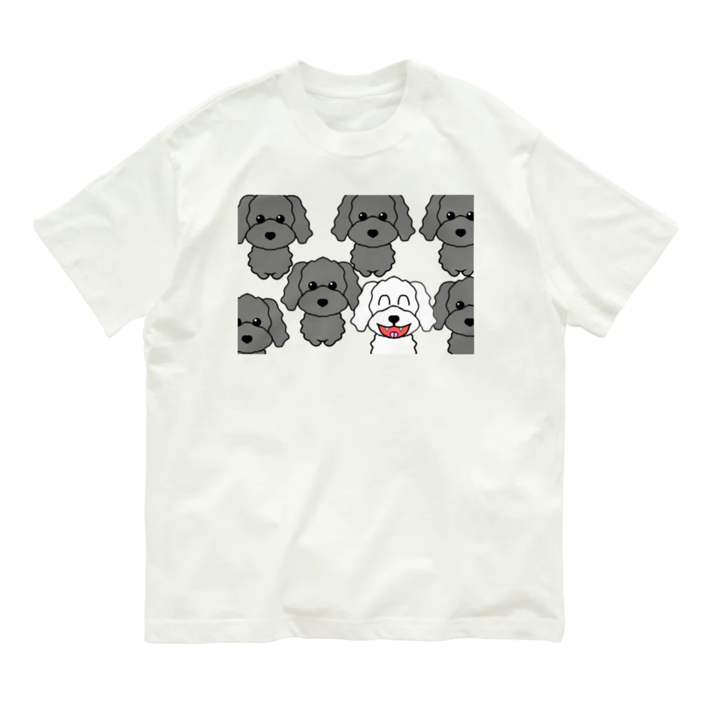 みぅ福島のトイプードル　20210511 オーガニックコットンTシャツ