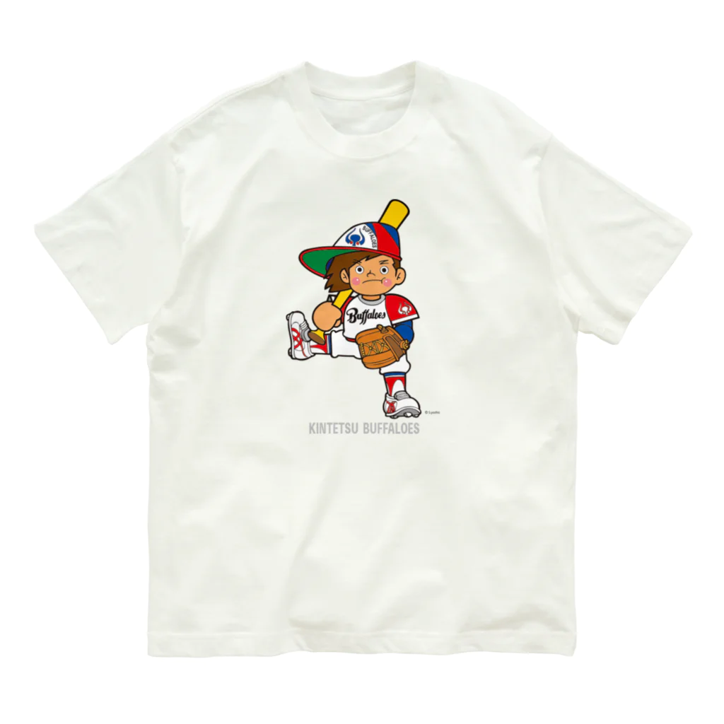 バッファ君  goods【近鉄バファローズ／1976-1996】のバファ君【新】（英・G）ベーシックポーズ Organic Cotton T-Shirt