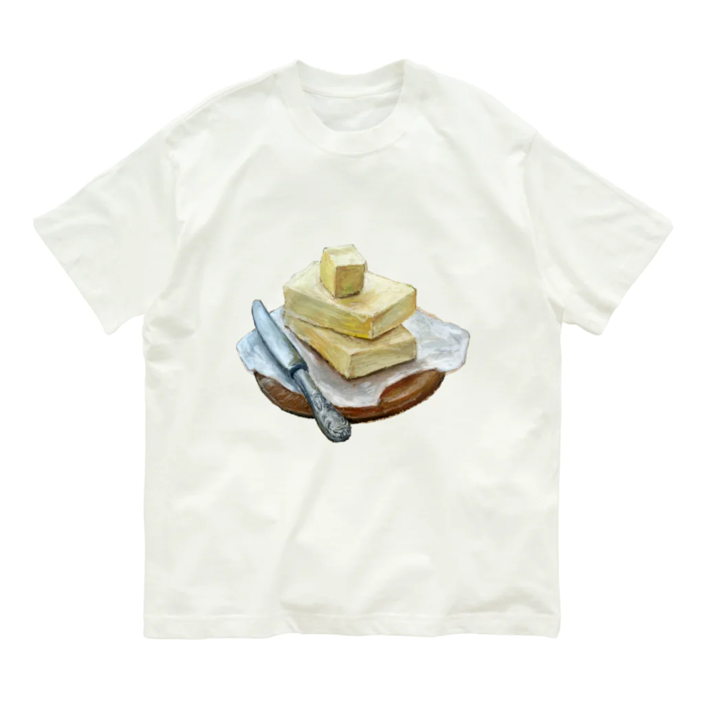 oilpastelhinaのバター Organic Cotton T-Shirt