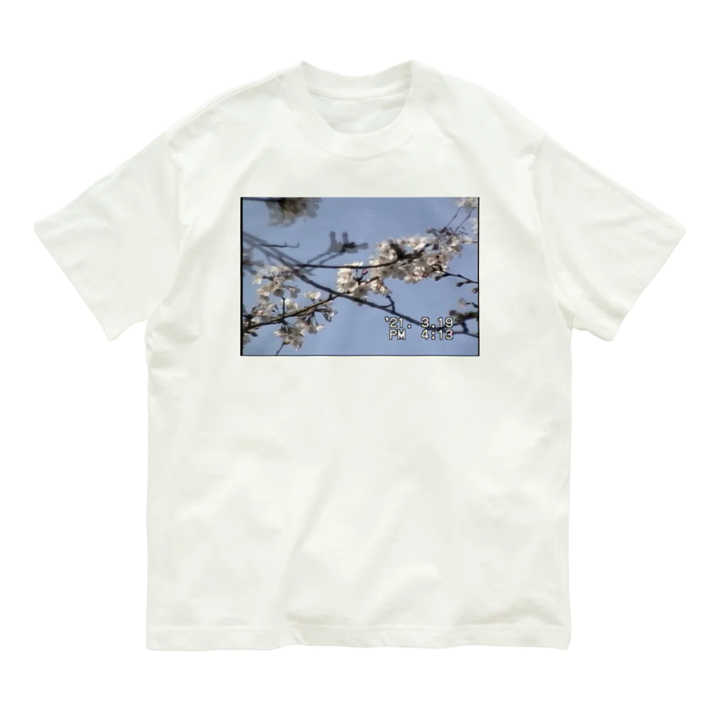 ディスク百合おんのminiDVテープ「桜」 オーガニックコットンTシャツ