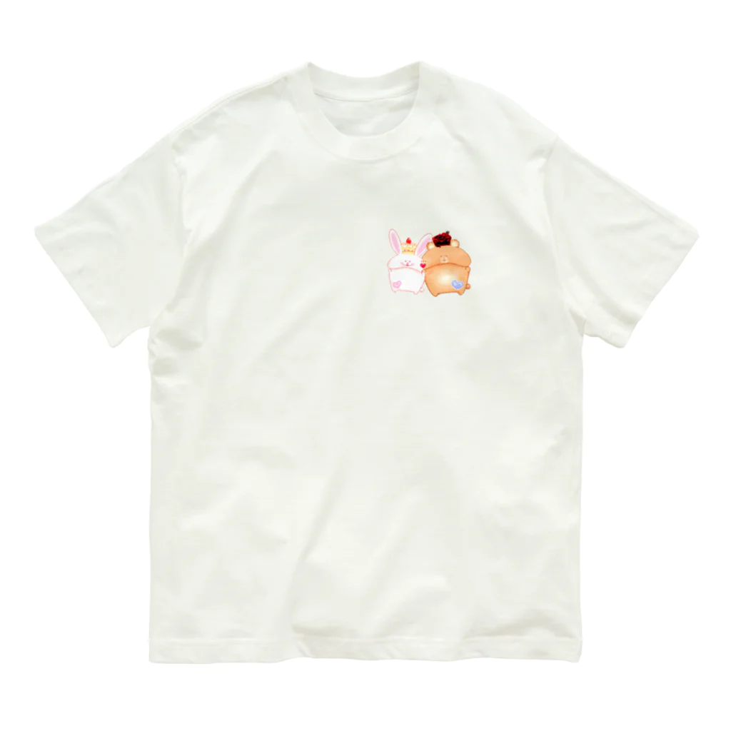 どるちぇ＊うさぎの《シンプル》＊うさぎ＆べあ＊ Organic Cotton T-Shirt