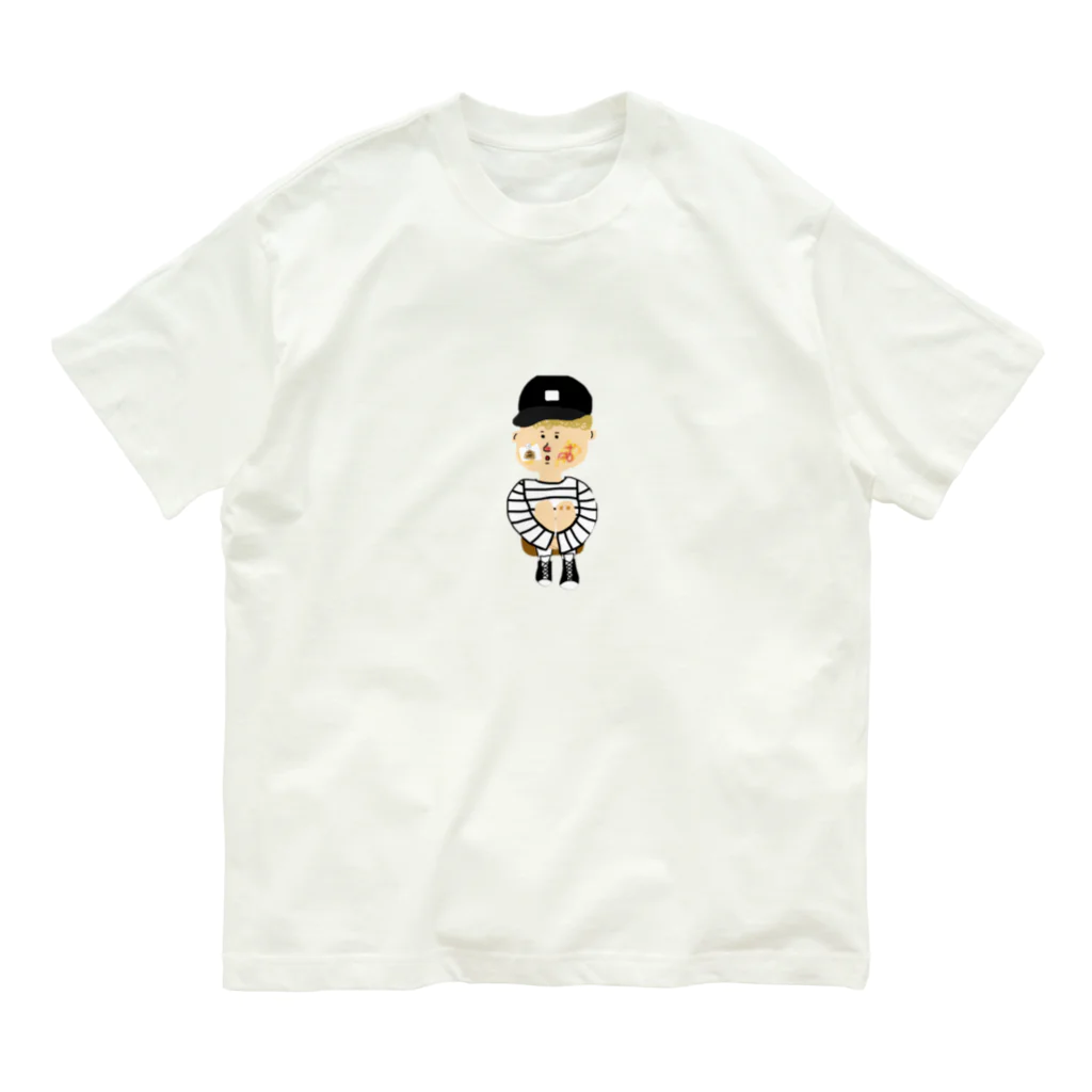 いらっしゃいのおてんば男子杉田君 オーガニックコットンTシャツ