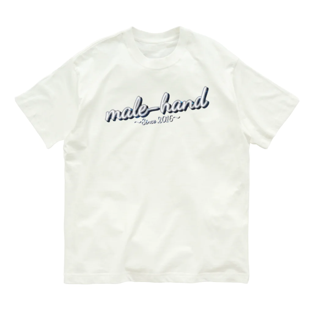 ma.le-hand〜持ち運べる海®〜ﾏﾚﾊﾝﾄﾞのオリジナルデザイン オーガニックコットンTシャツ