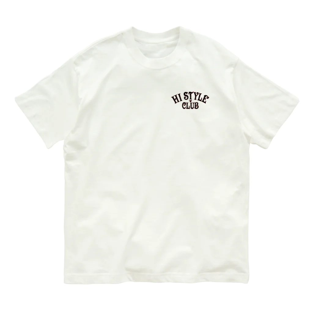 ハワイスタイルクラブの〔Back Print〕 HI STYLE CLUB オーガニックコットンTシャツ