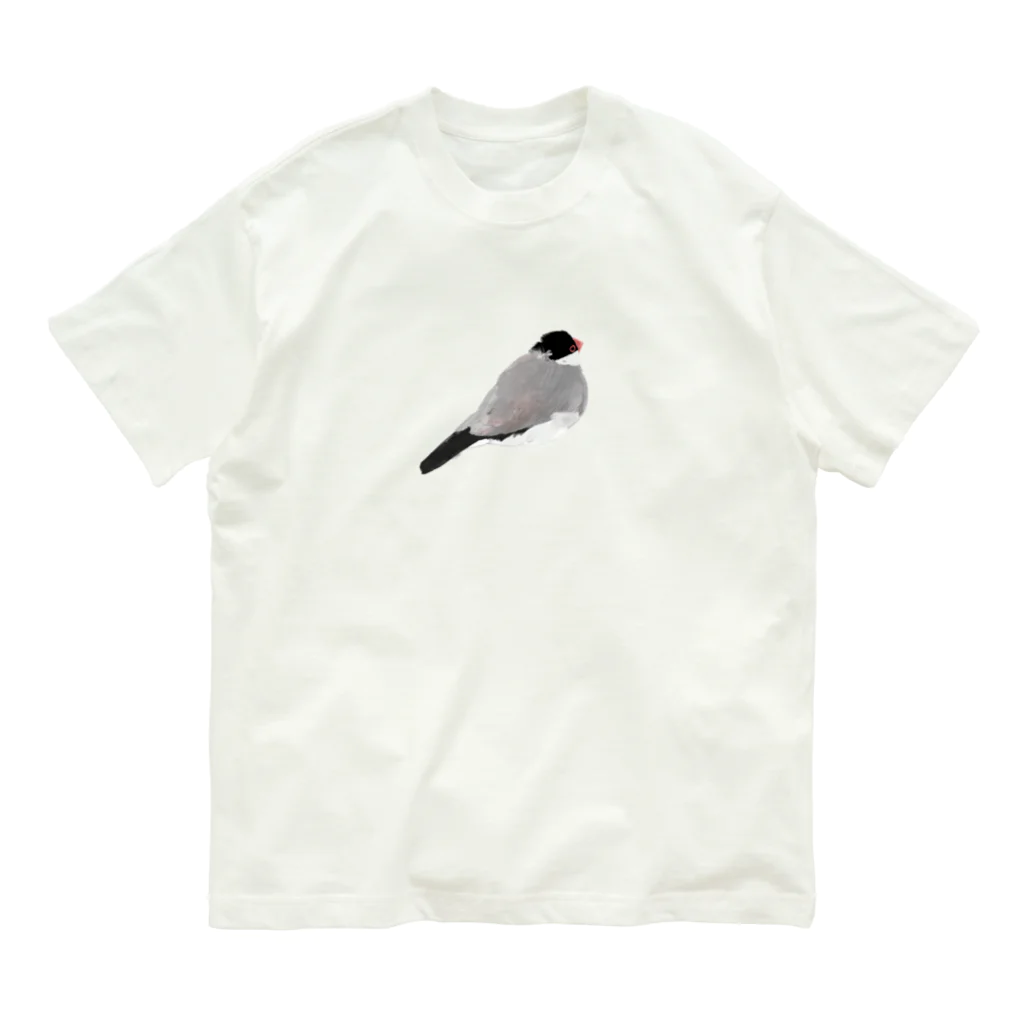 ぶぶ文鳥のうちの桜文鳥 Organic Cotton T-Shirt