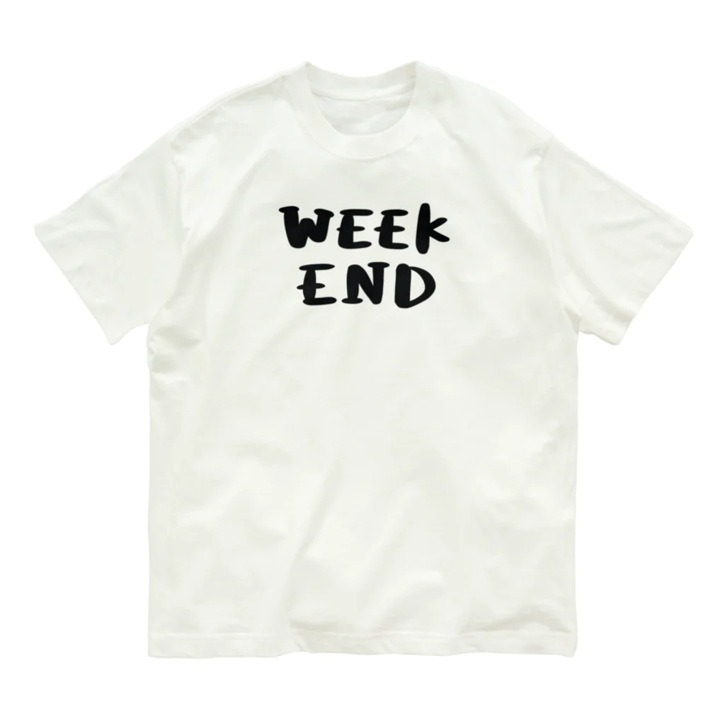 mymyのWEEKEND オーガニックコットンTシャツ