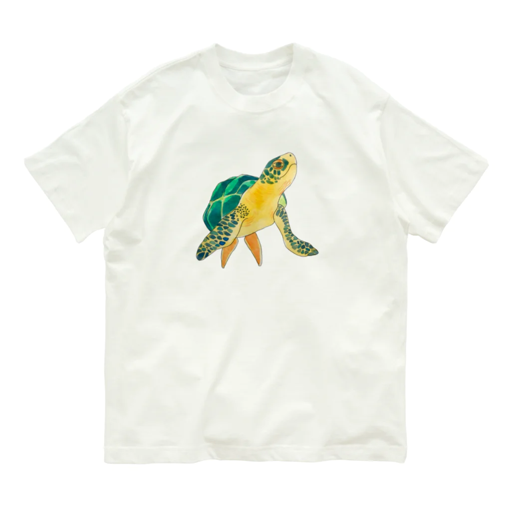 霜降りゾンビのウミガメちゃん Organic Cotton T-Shirt