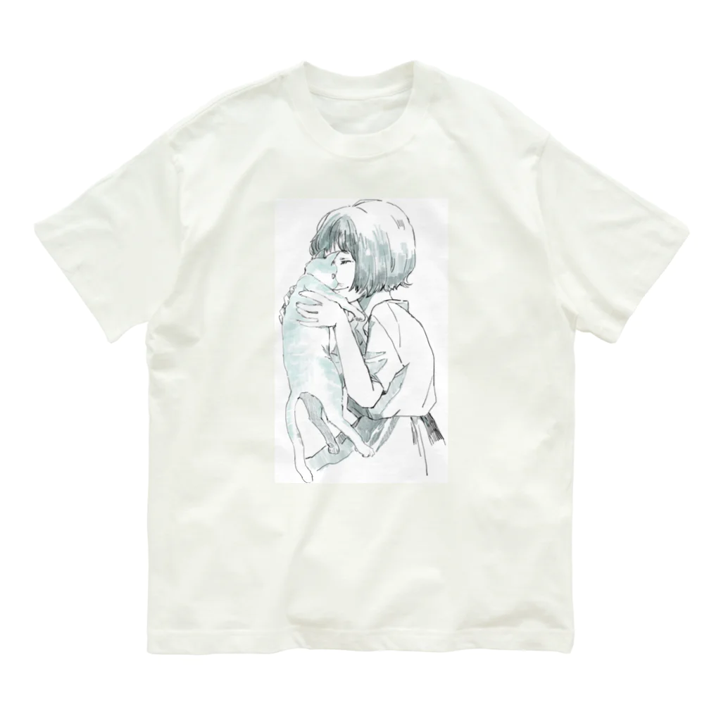 ゆののねこくんかくんか Organic Cotton T-Shirt