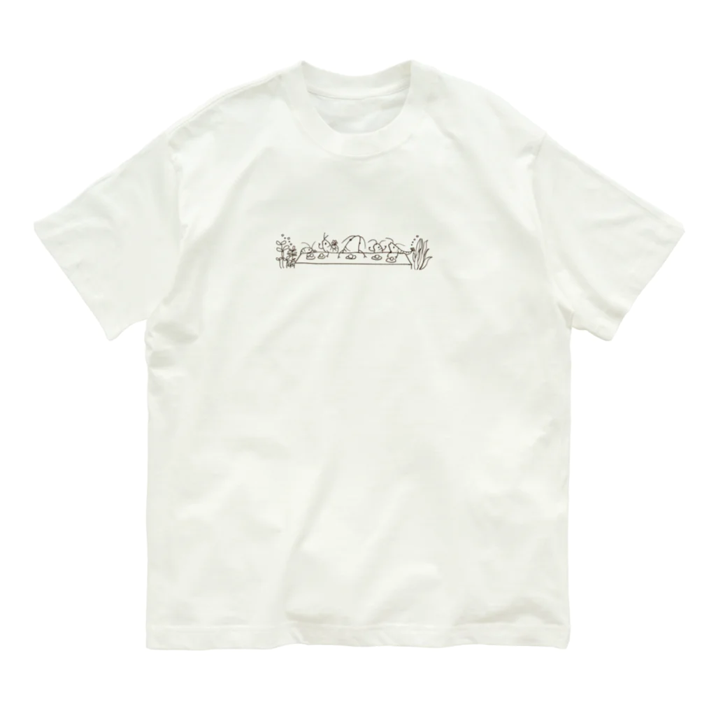 𝐄𝐁𝐈 𝐋'𝐈𝐌𝐈𝐍𝐀𝐋のエビの晩餐 Organic Cotton T-Shirt