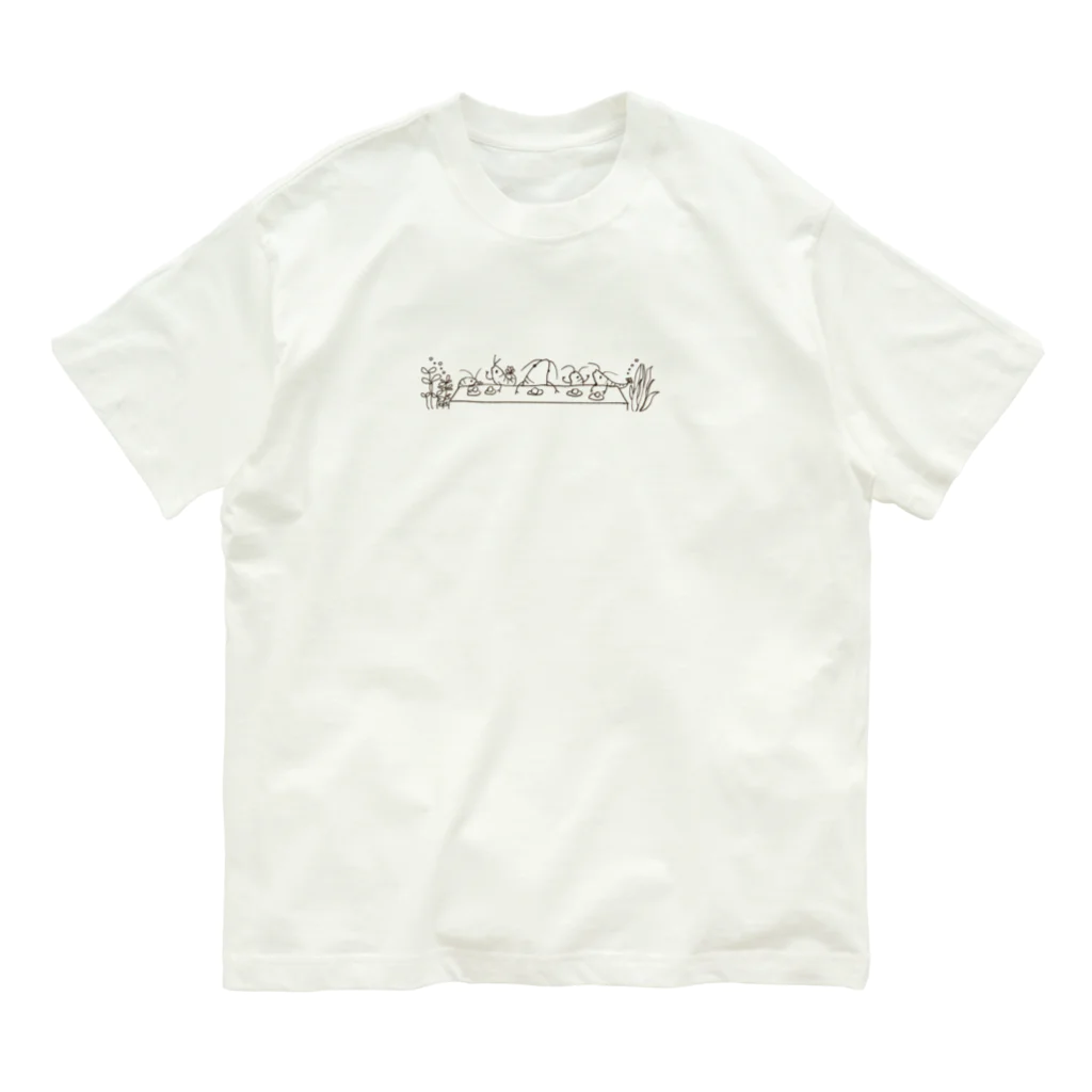 𝐄𝐁𝐈 𝐋'𝐈𝐌𝐈𝐍𝐀𝐋のエビの晩餐 オーガニックコットンTシャツ