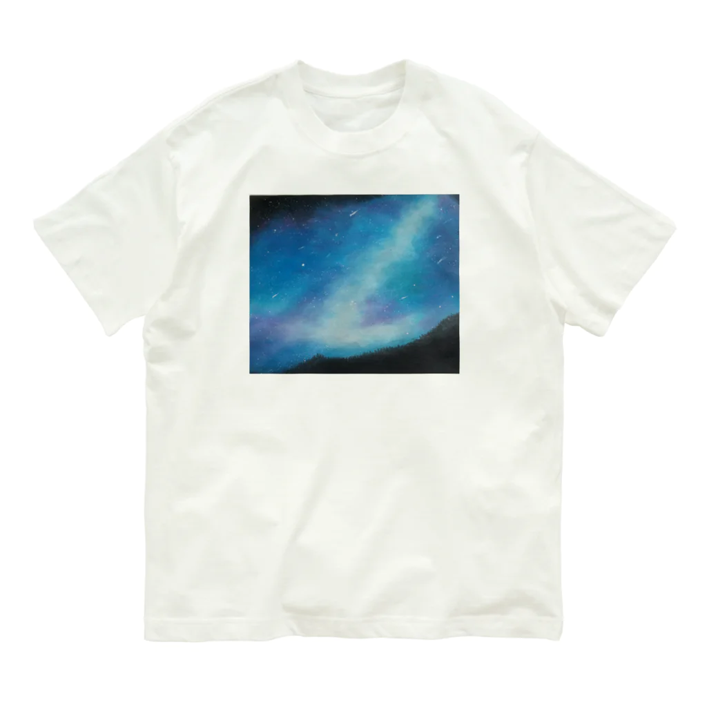 Pizmon Planetの星空★ オーガニックコットンTシャツ